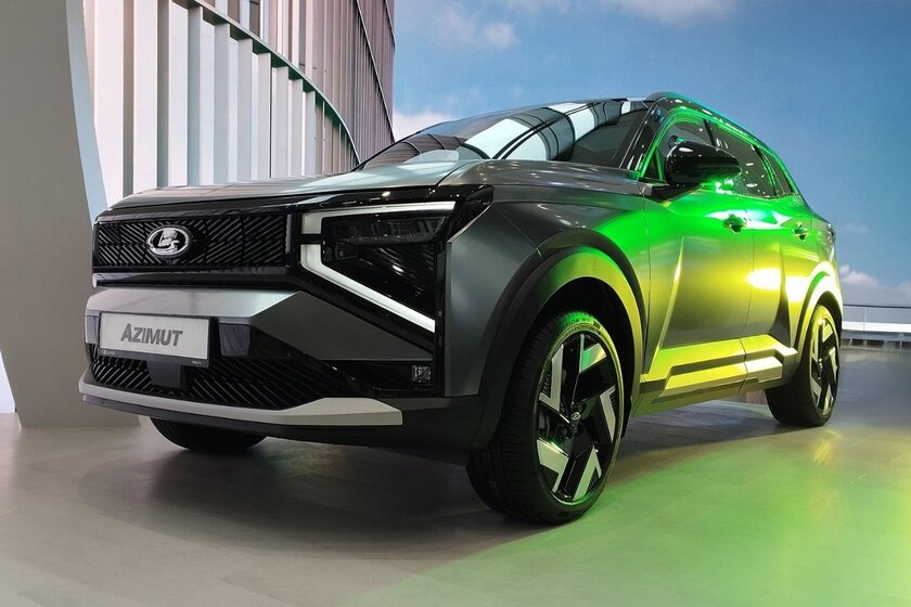 Так выглядит кроссовер LADA Azimut в цвете «Булат» (фото внутри)