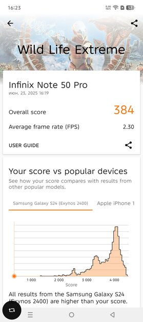 Удивил! Пульсометр, DeepSeek и стабилизатор в недорогом смартфоне — обзор Infinix Note 50 Pro — Производительность. 9