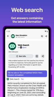 Poe – Fast AI Chat 3.68.1. Скриншот 4