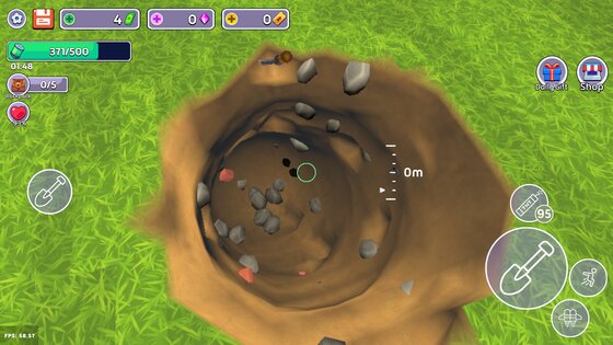 Digging Holes Simulator 1.0.19. Скриншот 4