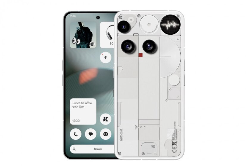 Представлен Nothing Phone (3) с асимметричным дизайном и монохромным экраном вместо «глифов»