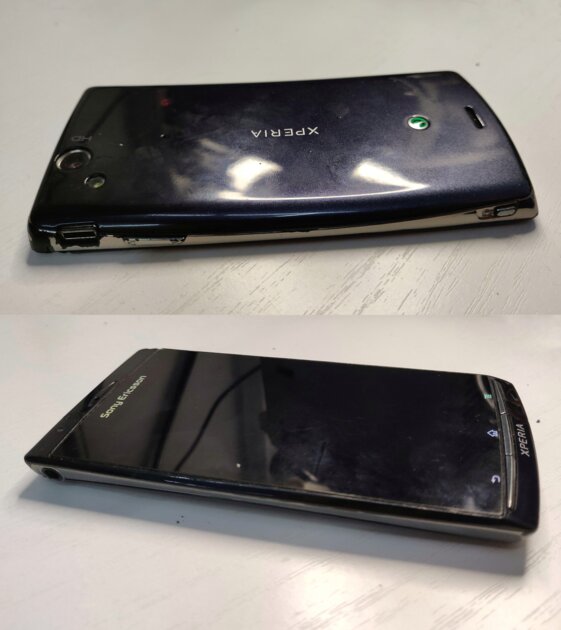 Купил смартфон Sony Ericsson из древних времен и остался приятно удивлен: Xperia Arc в 2025 году — Внешний вид. 2