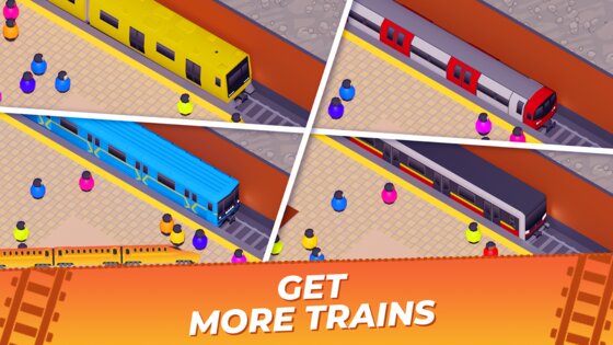 Idle Metro Tycoon Subway Train 1.4.3. Скриншот 1