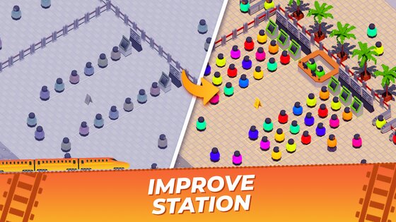 Idle Metro Tycoon Subway Train 1.4.3. Скриншот 4