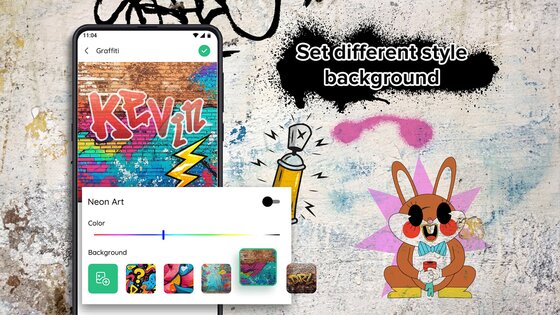 Graffiti Name Logo Maker 7.0.3. Скриншот 9