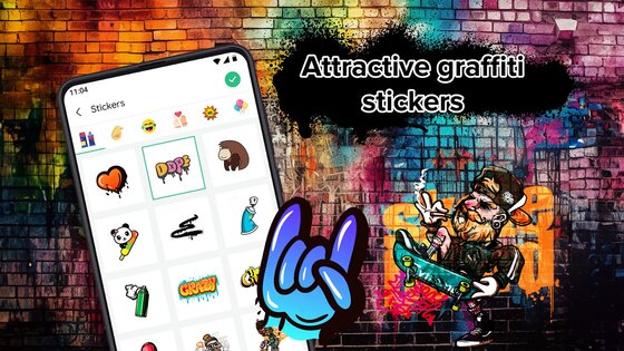 Graffiti Name Logo Maker 7.0.3. Скриншот 10