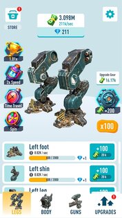 Idle Armored Robots 1.6.8. Скриншот 14