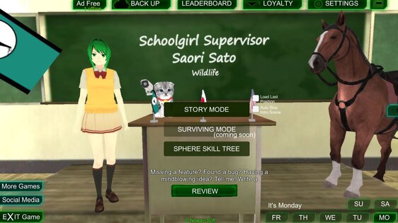 Schoolgirl Supervisor WildLife 325.0. Скриншот 22