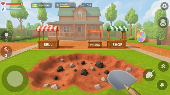 DIY Digging: Fun Games 0.5.2. Скриншот 1