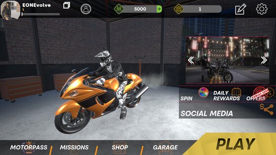 Motorcycle Sim: Multi 3.3. Скриншот 11