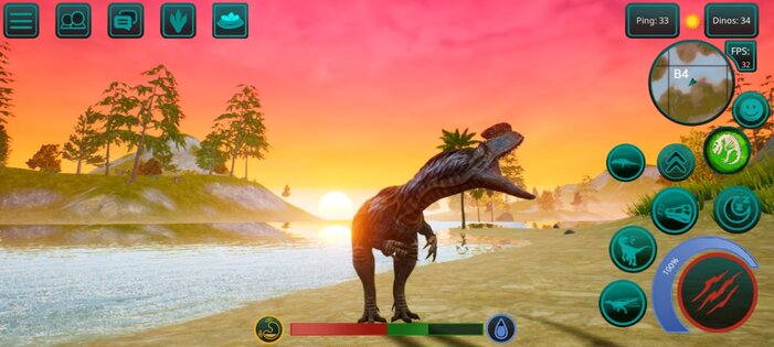 Онлайн Динозавр: Симулятор 3D 0.9.9.0.847. Скриншот 16