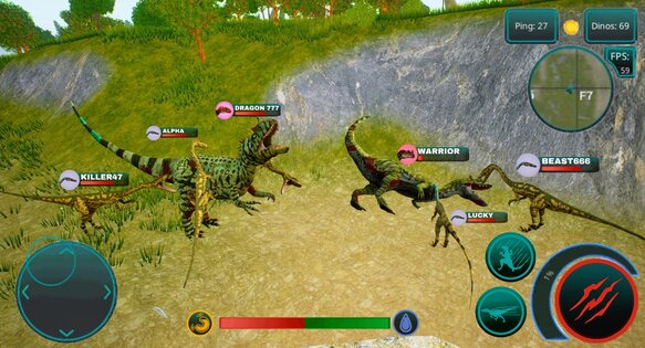 Онлайн Динозавр: Симулятор 3D 0.9.9.0.847. Скриншот 17