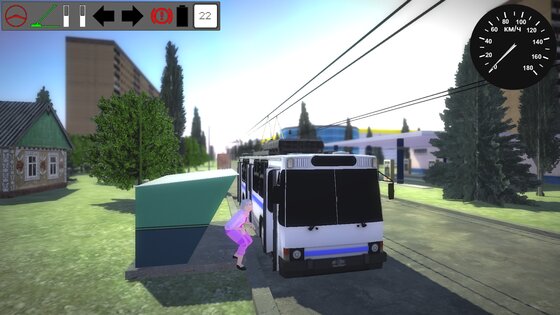 Micro-Trolleybus Simulator 2026.04.15.1. Скриншот 11