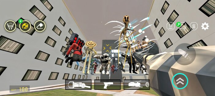 Nextbots In Playground Mod 11.6.1. Скриншот 12