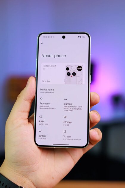 Рекомендую и друзьям, и врагам. Обзор Nothing Phone (3) — «кривой» и дорогой, но интересный — Производительность. 1