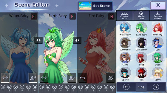 Gacha Story — VN Creator 1.0.5. Скриншот 11