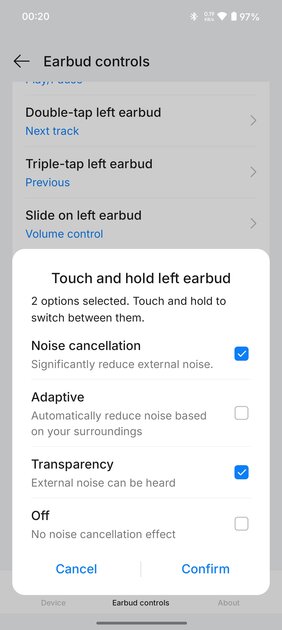 Шумодав в этих наушниках — это просто зверь. Обзор OnePlus Buds 4 и сравнение с предшественниками — Шумоподавление. 4