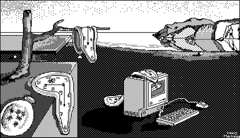 Сделанные в MacPaint арты даже спустя 40 лет смотрятся восхитительно
