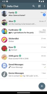 Delta Chat 2.57.0. Скриншот 1