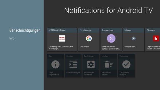 Notifications for Android TV 5.6.0. Скриншот 13