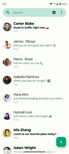 Fossify Messages 1.9.1. Скриншот 1