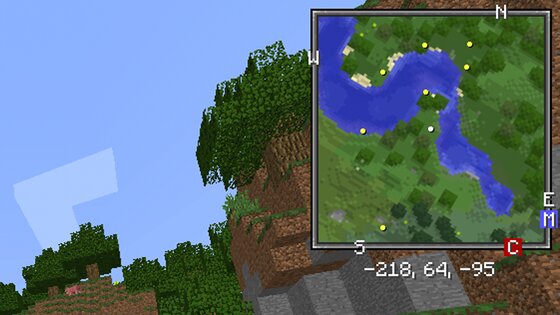 Мод миникарты Xaero MCPE 5.0. Скриншот 17
