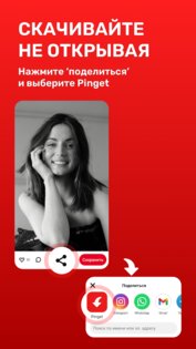 Pinget – скачать видео с пинтереста 1.13.0. Скриншот 3