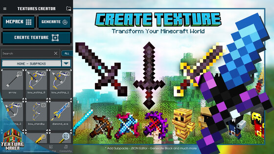 Texture Maker for MCPE 1.9.6. Скриншот 25