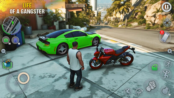 Gangster Game Grand Mafia City 3.3. Скриншот 1