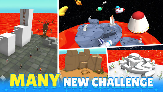 Obby Block World: Lava Floor 1.24. Скриншот 2