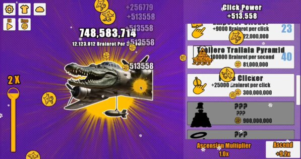 Italian Brainrot Clicker 0.3.11. Скриншот 3