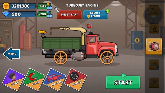 Hill Dash Racing Русские тачки 2.6.5. Скриншот 6