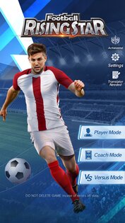 Football Rising Star 2.7.0. Скриншот 1