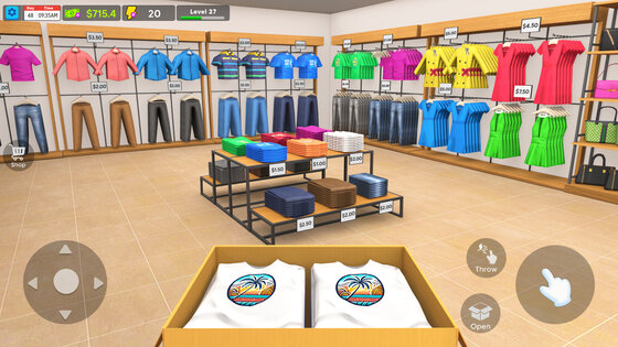 Garments Shop - Simulator Game 1.42. Скриншот 1