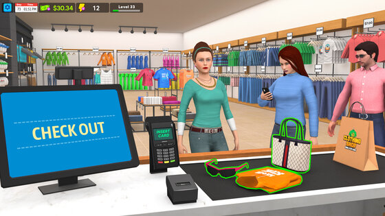 Garments Shop - Simulator Game 1.42. Скриншот 3