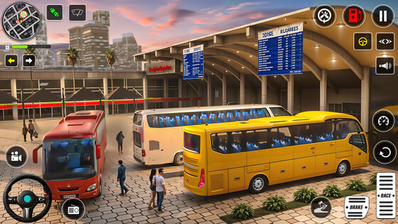 City Bus Simulator City Game 1.53. Скриншот 8