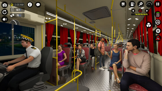 City Bus Simulator City Game 1.53. Скриншот 20