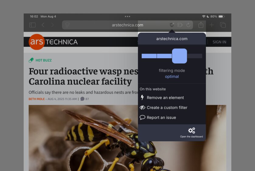 В App Store вышел uBlock Origin Lite — блокировщик рекламы под браузеры на Manifest V3