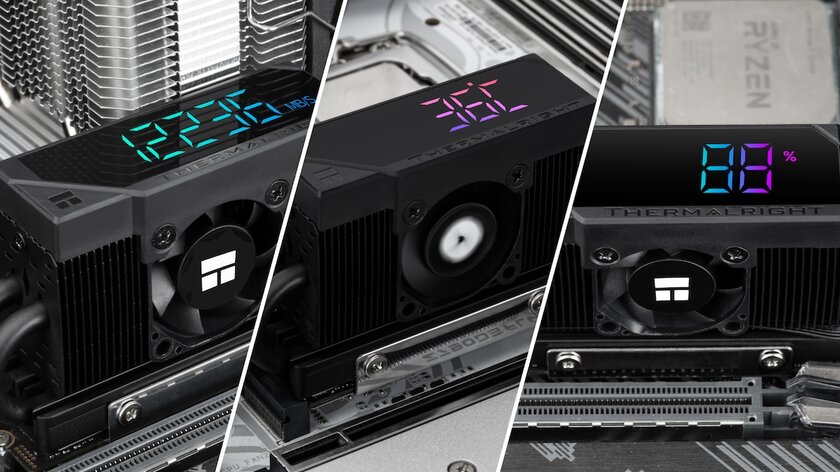 Thermalright представила охлаждение для SSD со встроенным в радиатор ARGB-дисплеем