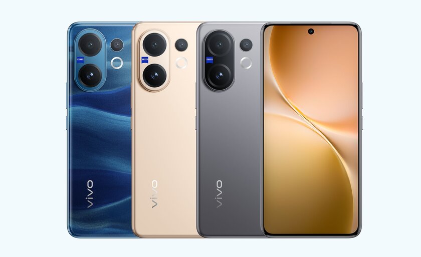 Представлен Vivo V60: смартфон с Google Gemini, защитой IP68/IP69 и батареей 6500 мАч