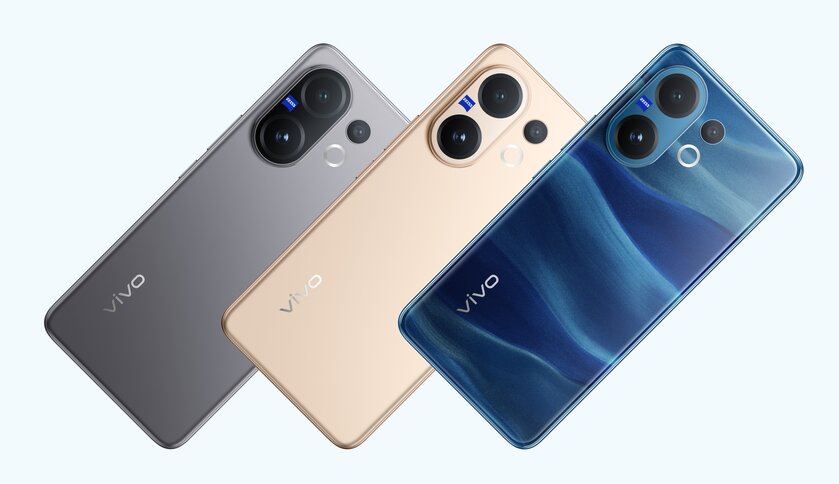 Представлен Vivo V60: смартфон с Google Gemini, защитой IP68/IP69 и батареей 6500 мАч