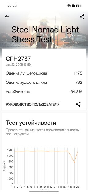 Недорогой смартфон с ёмкой батареей, мощным чипом и богатым набором ИИ: обзор OPPO Reno14 5G — Производительность и тесты. 13