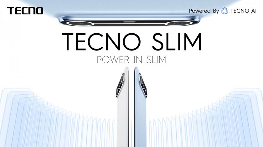 Анонсированы Tecno Spark Slim и Pova Slim с впечатляюще тонкими корпусами