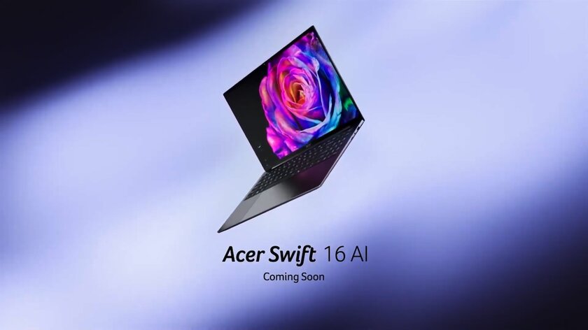 Acer анонсировала Swift 16 AI: первый ноутбук на базе Intel Panther Lake