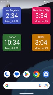 Magic Clock Widget 1.9.9. Скриншот 4