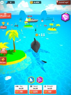 Idle Shark 10.0. Скриншот 9