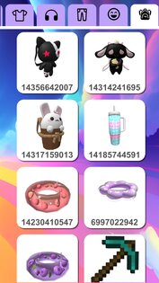 Коды и скины для Roblox 2.7.28. Скриншот 8