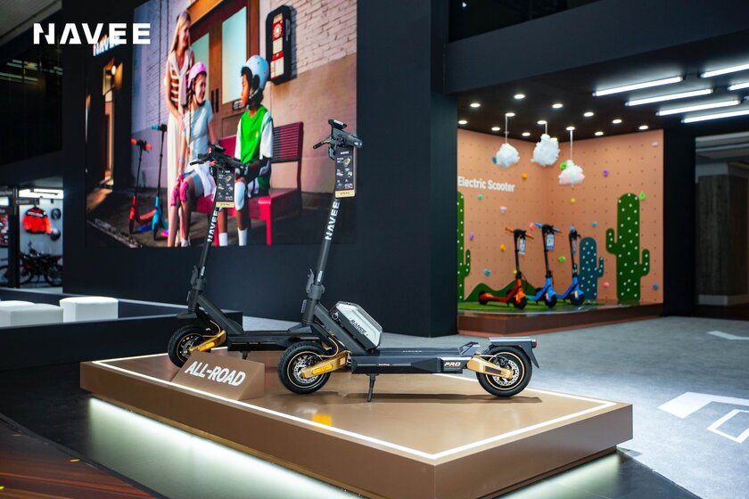 NAVEE представила премиальные электросамокаты XT5: их привезут в Россию
