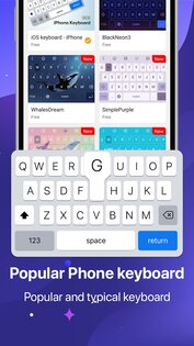 Keyboard OS 18 – Phone Emoji 1.11.0. Скриншот 1