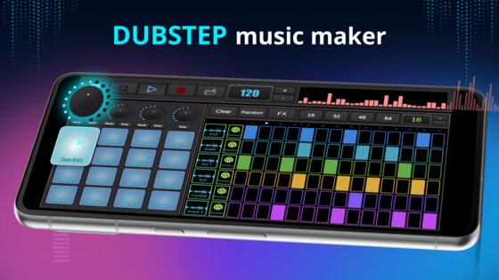 Dubstep Music Creator 3 – Rhythm Machine & Beat Maker 4.1.3. Скриншот 1